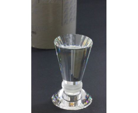 Boxed Swarovski Crystal Candlestick