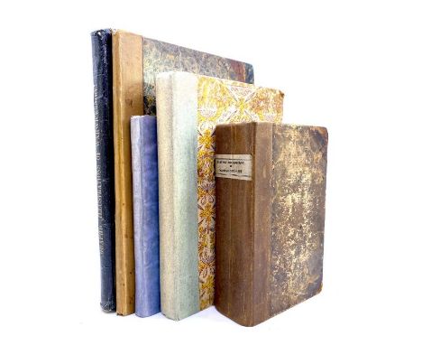 Birmingham &amp; Warwickshire. A collection of books to include a scrapbook of 18th- &amp; 19th-century engraved portraits of