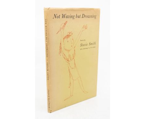 Stevie Smith (1902-1971), English poet and novelist. Two original illustrations and a signed copy of Not Waving but Drowning.