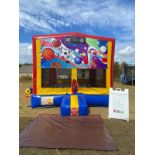 Themed Bounce House Ninja Inflatable Grade B no blower
