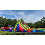 62' Obstacle Course 15' dual slide and obstacle course Moonwalk Inflatable Grade B no blowers