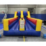 Bungee Run Inflatable with vests and bungee cords Bouncin Bins Grade B