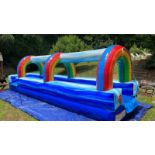 Rainbow Wave Slip-n-Slide (25') TNT Inflatable Grade B no blower