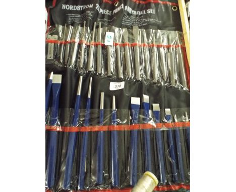 A 28 Piece Punch and Chisel Set (Plus VAT).