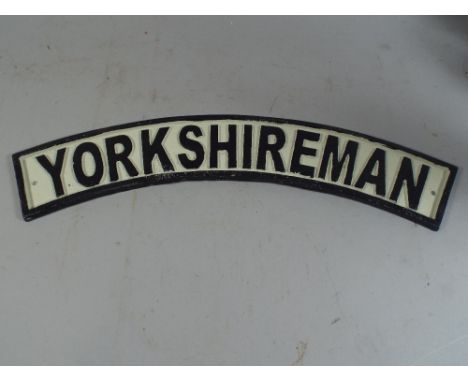 A Cast Metal Reproduction Engine Plate (Plus VAT). 