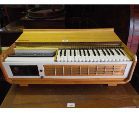 An Italian Table Harmonium by Farsisa.