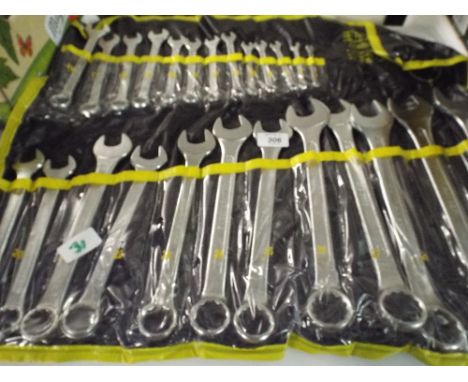 A Twenty Five Piece Spanner Set (Plus VAT).