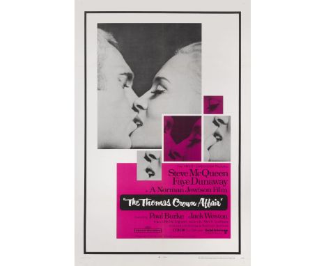 The Thomas Crown Affair (1968) . Original US poster . . Unframed: 41 x 27 in. (104 x 69 cm). . Linen backed. . This film was 