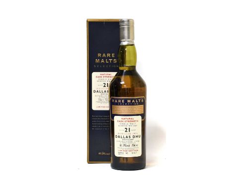 Dallas Dhu 21 Year Old Single Malt Scotch Whisky, Rare Malts Selection bottling, distilled 1975, bottled 1997, bottle number 