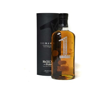 Highland Park One In A Million 12 Year Old Single Malt Scotch Whisky, released to celebrate selling one million bottles of Hi