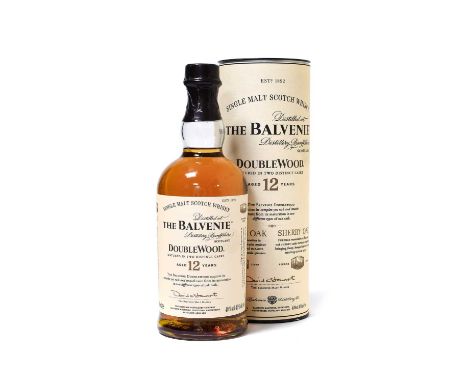 Balvenie 12 Year Old Doublewood Single Malt Scotch Whisky, 40% vol 70cl (one bottle)