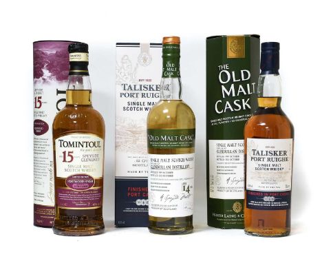 Glendullan 14 Year Old Single Malt Scotch Whisky, by independent bottlers Douglas Laing &amp; Co., for The Old Malt Cask rang