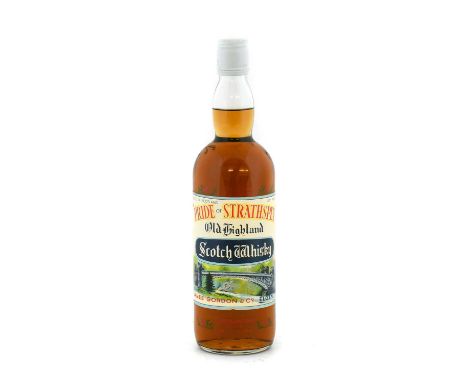 Pride of Strathspey 1937 Old Highland Scotch Whisky, Gordon &amp; MacPhail floret stencilled bottling most likely from the 19