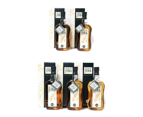 Jura 10 Years Old Single Malt Scotch Whisky, 40% vol 70cl (five bottles)
