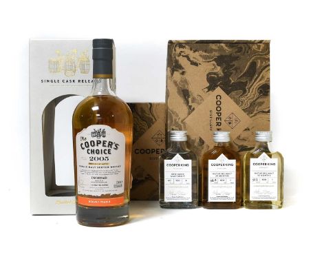 The Cooper's Choice 2005 Inchfad Single Malt Scotch Whisky, distilled at Loch Lomond distilleries and bottled by The Vintage 