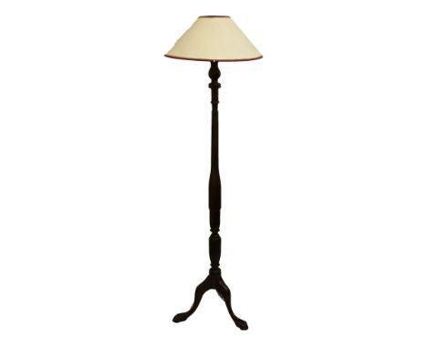 Early 20th century tripod standard lamp with fluted column
Provenance The Late Ivor Guild, The New Club