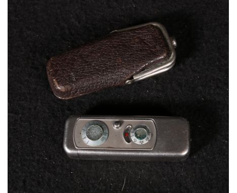 V E F Afga Minox miniature metal cased camera in leather carrying case