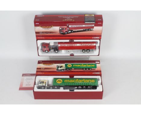 Corgi - Two boxed Limited Edition 1:50 scale diecast model trucks from Corgi's 'Hauliers of Renown' series. Lot consists of C