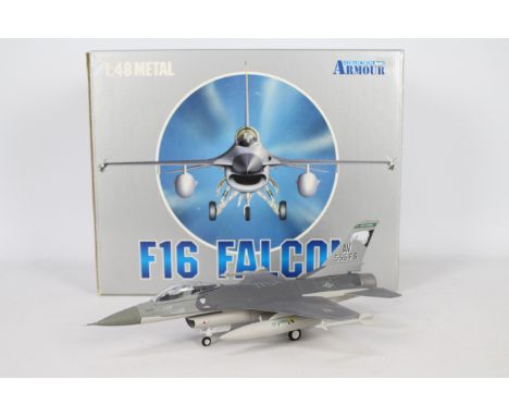 Armour Collection (Franklin Mint) - A boxed diecast 1:48 scale Armour Collection (Franklin Mint) #98022 F16 Falcon US Air For