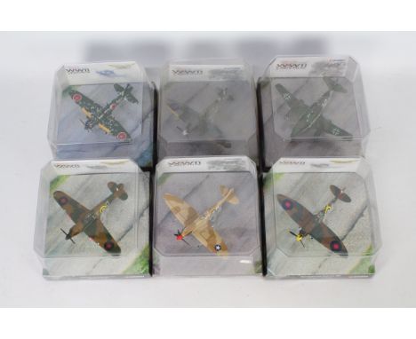 Corgi Aviation Archive - Six boxed diecast 1:72 scale model aircraft from the CAA 'WWII Legends' series. Lot includes AA33105