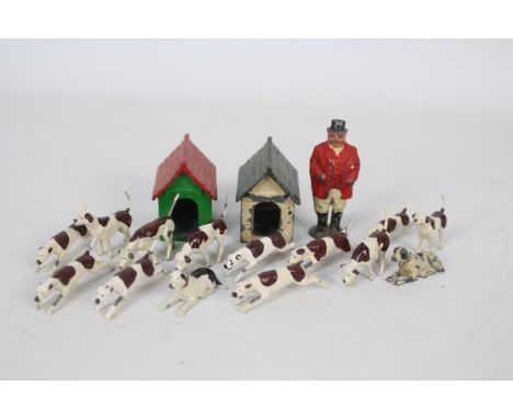 Britains, Johillco - A collection of Hunt related figures predominately by Britains. Lot includes a Johillco Jolly Gentleman 