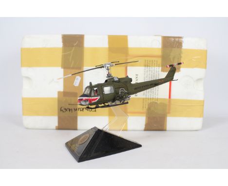 Armour Collection (Franklin Mint) - A boxed diecast 1:48 scale Armour Collection (Franklin Mint) Bell Huey UH-1B Helicopter 1