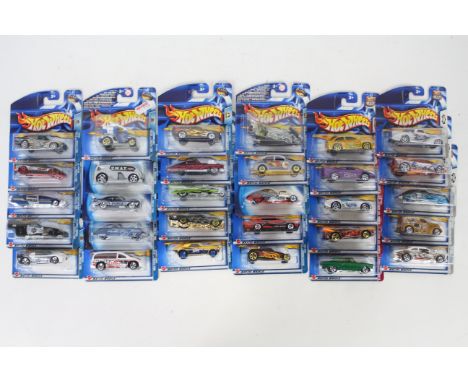 Hot Wheels - 30 x unopened models of three collections, Roll Patrol, Flamin Hot Wheels and Boulevard Buccaneers. All the mode