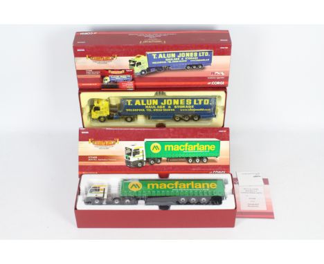 Corgi - Two boxed Limited Edition 1:50 scale diecast model trucks from Corgi's 'Hauliers of Renown' series. Lot consists of C