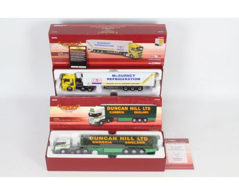 Corgi - Two boxed Limited Edition 1:50 scale diecast model trucks from Corgi's 'Hauliers of Renown' series. Lot consists of C