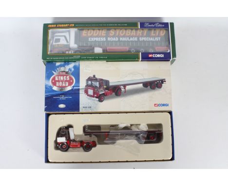 Corgi - Two boxed Limited Edition 1:50 scale diecast model trucks from Corgi. Lot consists of CC12601 'Kings of the Road' Sca