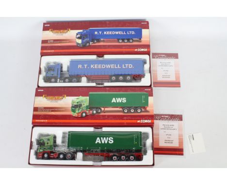 Corgi - A pair of boxed Limited Edition 1:50 scale diecast model trucks from Corgi's 'Hauliers of Renown' series. Lot consist