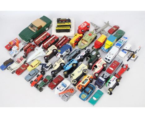 Matchbox - Polistil - Corgi - Dinky - Graham Farish - A collection of 45 x unboxed model vehicles including Vauxhall Victor E