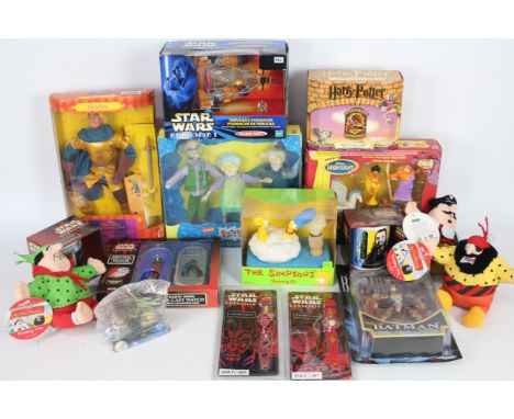 Hasbro - Mattel - Star Wars - Harry Potter - A collection of TV related toys including Rugrats Pickles Grandparents set, Star