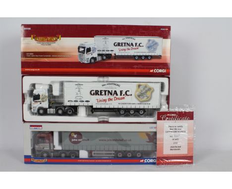 Corgi - Two boxed Limited Edition 1:50 scale diecast model trucks from Corgi from their 'Hauliers of Renown' series. Lot cons