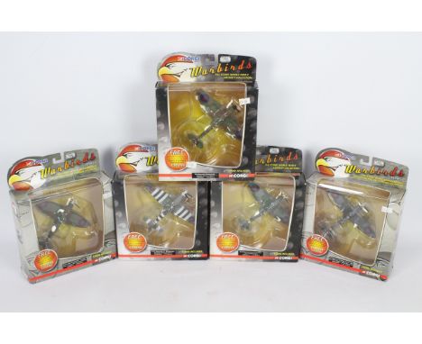 Corgi Aviation Archive - Five boxed diecast model Supermarine Spitfires in 1:72 scale from the CAA 'Warbirds' series. Lot inc