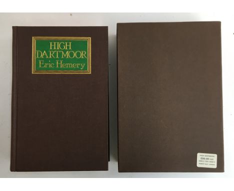 Hemery, Eric, 'High Dartmoor', London: Robert Hale, 1983 first edition, with clothbound sleeve, signed by the author 
