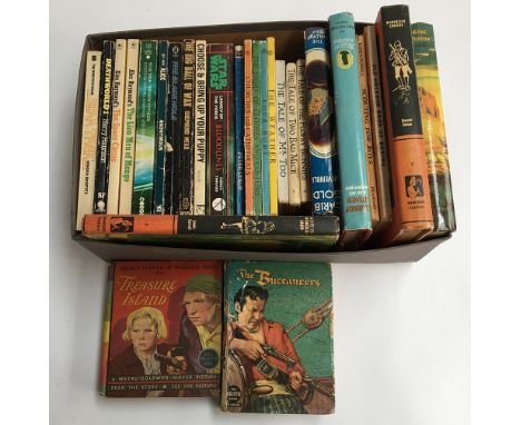 A box of vintage Children's books, to include Beatrix Potter, Ladybird books, Robinson Crusoe, C.S Lewis etc 