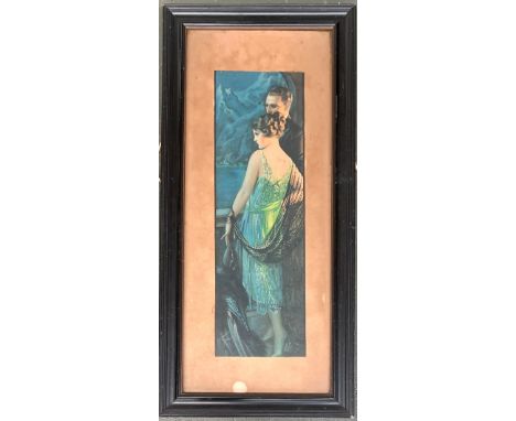 A 1920s print of a lady and gentleman 