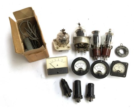 A RCA JAN CRC-5R4GY Vacuum Tube Valve Made For Canada Marconi Company; together with a Pinnacle 807 0V05-25 tube valve; RCA 6