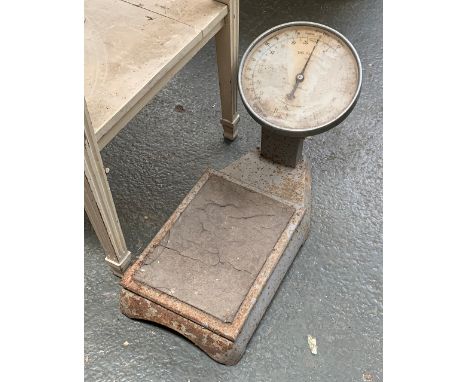 A set of vintage bathroom scales 'The Bathroom no. 220' made in England 
