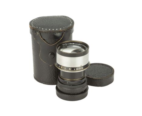 A Dallmeyer Speed Anastigmat f/1.5 3" Lens, black, serial no. 297737, body, G-VG, elements, VG, some very light cleaning mark