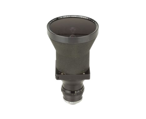 A Kinoptik Tegea f/1.8 5.7mm Lens, black, serial no. 46489, body, G, aperture ring not moving iris, elements, G, some light i