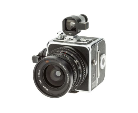 A Hasselblad Super Wide C Medium Format Camera, 1979, chrome, serial no. UE141569, with Carl Zeiss Biogon T*f/4.5 38mm lens, 