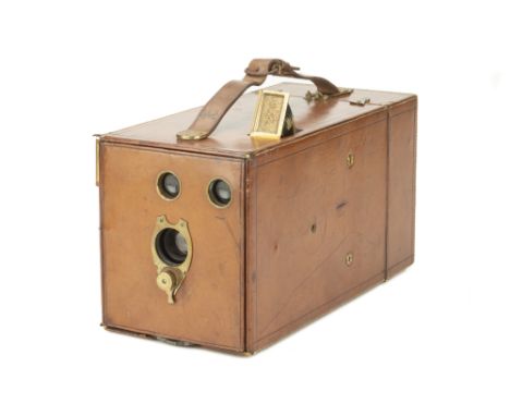 A Beck Frena No.22 Luxus Detective Camera, 1909, brown leather, serial no. 11555, body, G, shutter working, lens, G-VG, some 