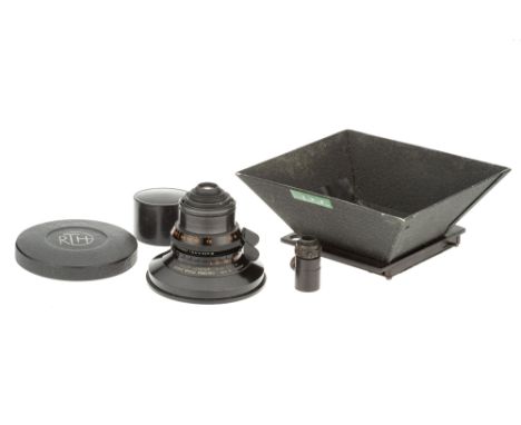 A Taylor Hobson Cooke Speed Panchro Ser III f/2 18mm Lens, black, serial no. 752354, body, VG, elements, F-G, some internal f
