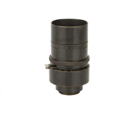 A Hugo Meyer Kino-Plasmat f/1.5 2" Lens, black, serial no. 294020, body, VG, elements, VG-E, some light internal haze, comple