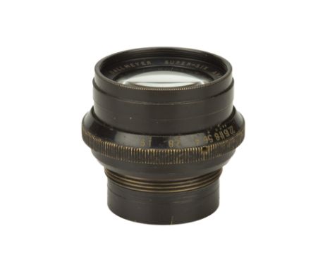 A Dallmeyer Super Six f/1.9 2" Lens, black, serial no. 252404, body, VG, elements, VG, some very light cleaning marks