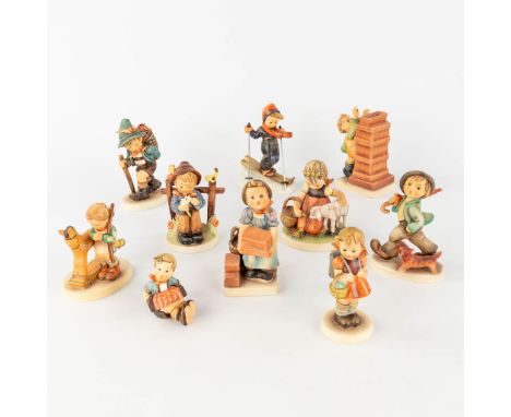 Hummel, a collection of 10 pieces.  (H: 14 cm)
