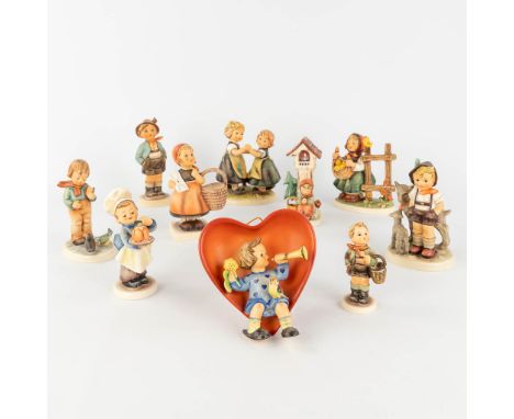 Hummel, a collection of 10 pieces.  (H: 15 cm)