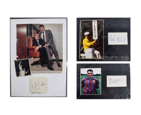 A Collection of Autographs / Photos of Sporting Personalities From The World of Football, Golf and Boxing ( 12 ) Autographs I